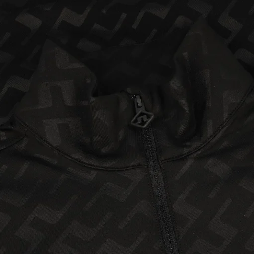 J. Lindeberg Lauryn Deboss Midlayer Outerwear Pullover Golf Apparel