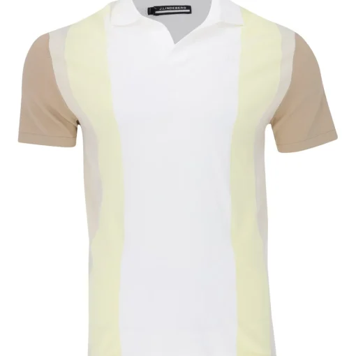 J. Lindeberg Learco Knitted Shirt Polo Short Sleeve Golf Apparel