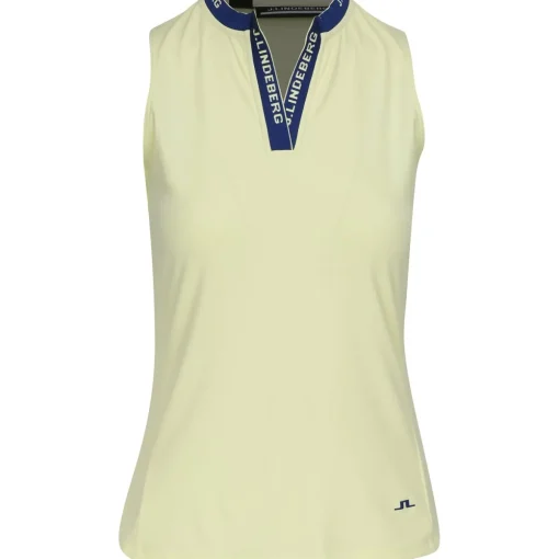 J. Lindeberg Leya Sleeveless Shirt Polo Short Sleeve Golf Apparel