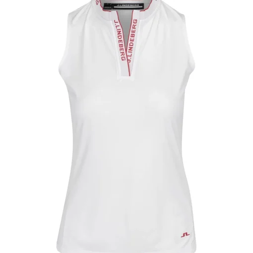 J. Lindeberg Leya Sleeveless Shirt Polo Short Sleeve Golf Apparel