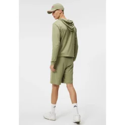 J. Lindeberg Logo Shorts Flat Front Golf Apparel