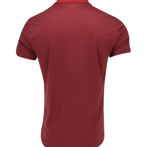 J. Lindeberg Loke Smooth Pique Shirt Polo Short Sleeve Golf Apparel