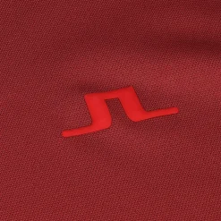 J. Lindeberg Loke Smooth Pique Shirt Polo Short Sleeve Golf Apparel