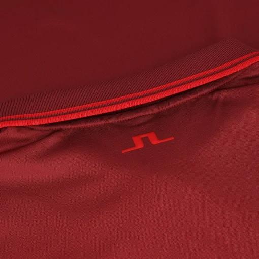 J. Lindeberg Loke Smooth Pique Shirt Polo Short Sleeve Golf Apparel