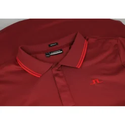 J. Lindeberg Loke Smooth Pique Shirt Polo Short Sleeve Golf Apparel