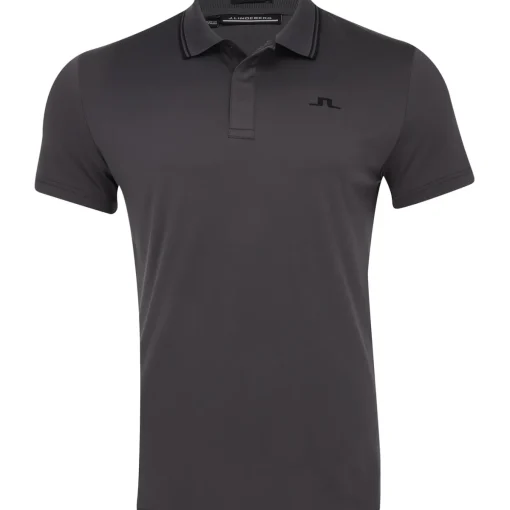 J. Lindeberg Loke Smooth Pique Shirt Polo Short Sleeve Golf Apparel