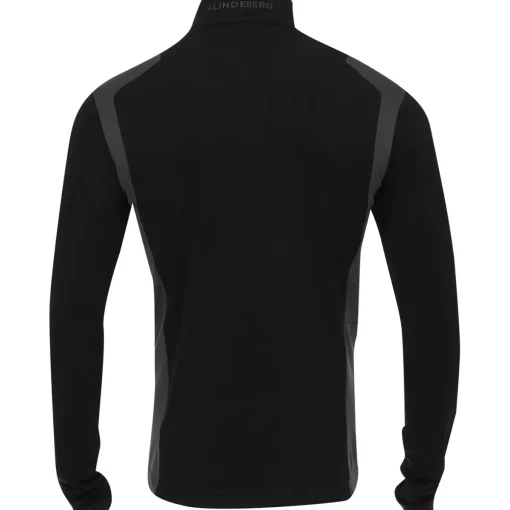J. Lindeberg Lukas Mid Layer AW '24 Outerwear 1/4 Zip Golf Apparel