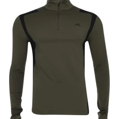 J. Lindeberg Lukas Mid Layer AW '24 Outerwear 1/4 Zip Golf Apparel