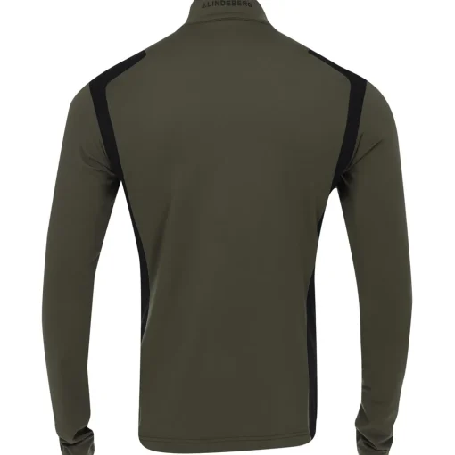 J. Lindeberg Lukas Mid Layer AW '24 Outerwear 1/4 Zip Golf Apparel