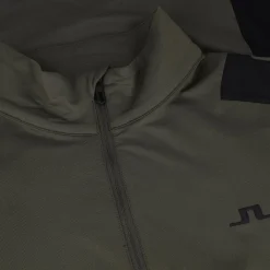 J. Lindeberg Lukas Mid Layer AW '24 Outerwear 1/4 Zip Golf Apparel