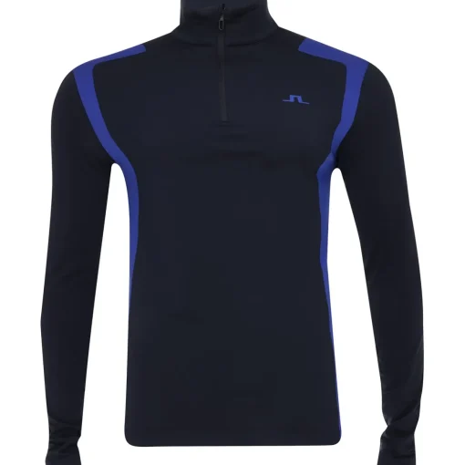 J. Lindeberg Lukas Mid Layer AW '24 Outerwear 1/4 Zip Golf Apparel