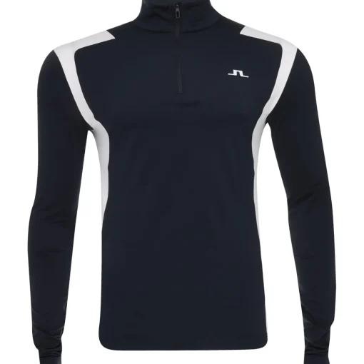 J. Lindeberg Lukas Mid Layer AW '24 Outerwear 1/4 Zip Golf Apparel