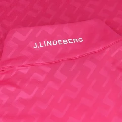 J. Lindeberg Luke Deboss Mid Layer AW '24 Outerwear 1/4 Zip Golf Apparel