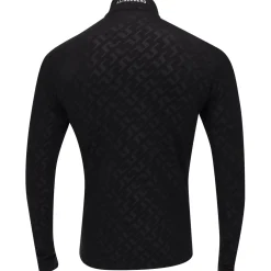J. Lindeberg Luke Deboss Mid Layer AW '24 Outerwear 1/4 Zip Golf Apparel