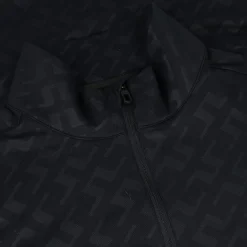 J. Lindeberg Luke Deboss Mid Layer AW '24 Outerwear 1/4 Zip Golf Apparel