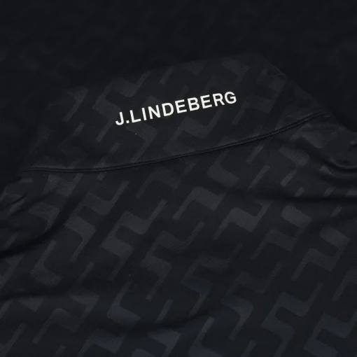 J. Lindeberg Luke Deboss Mid Layer AW '24 Outerwear 1/4 Zip Golf Apparel
