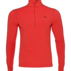 J. Lindeberg Luke Quarter Zip Mid Layer Outerwear Pullover Golf Apparel