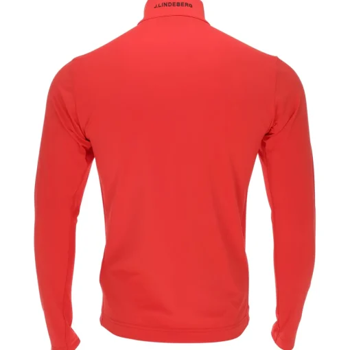 J. Lindeberg Luke Quarter Zip Mid Layer Outerwear Pullover Golf Apparel
