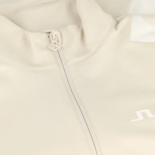 J. Lindeberg Mae Zip Midlayer Outerwear Jacket Golf Apparel