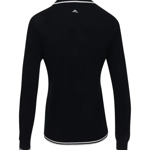 J. Lindeberg Mimmi Knitted Polo Sweater Pullover Golf Apparel
