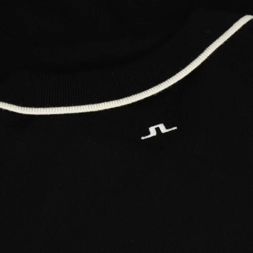 J. Lindeberg Mimmi Knitted Polo Sweater Pullover Golf Apparel