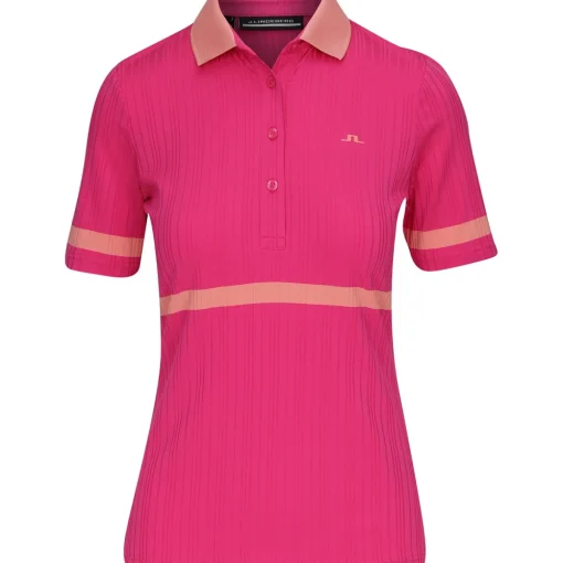 J. Lindeberg Moira Shirt Polo Short Sleeve Golf Apparel