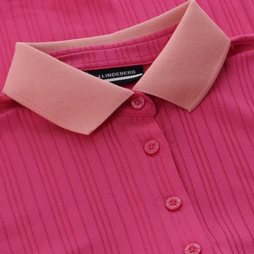 J. Lindeberg Moira Shirt Polo Short Sleeve Golf Apparel