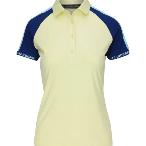 J. Lindeberg Perinne Golf Shirt Polo Short Sleeve Golf Apparel