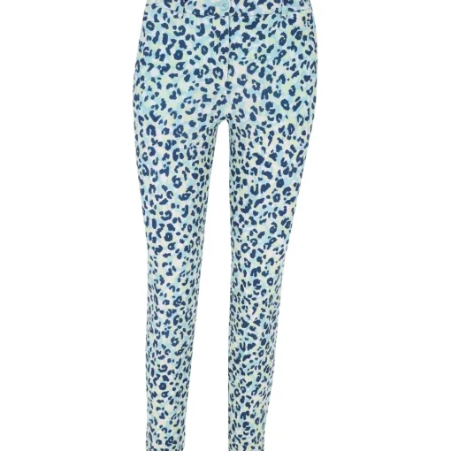 J. Lindeberg Pia Print Pants Flat Front Golf Apparel