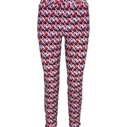 J. Lindeberg Pia Print Pants Flat Front Golf Apparel