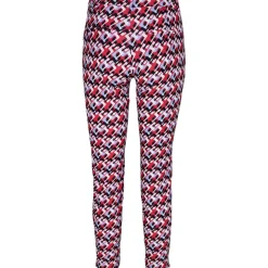 J. Lindeberg Pia Print Pants Flat Front Golf Apparel