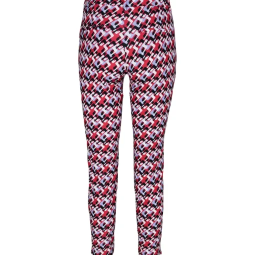 J. Lindeberg Pia Print Pants Flat Front Golf Apparel