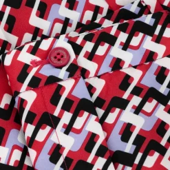 J. Lindeberg Pia Print Pants Flat Front Golf Apparel