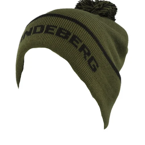 J. Lindeberg Stripe Beanie AW '24 Headwear Knit Hat Golf Apparel