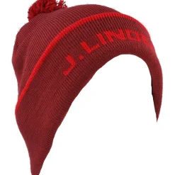 J. Lindeberg Stripe Beanie AW '24 Headwear Knit Hat Golf Apparel