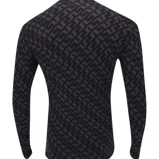 J. Lindeberg Thor Printed Shirt Polo Long Sleeve Golf Apparel