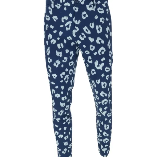 J. Lindeberg Tim Print Pants Flat Front Golf Apparel