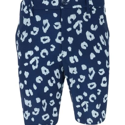 J. Lindeberg Tim Print Shorts Flat Front Golf Apparel