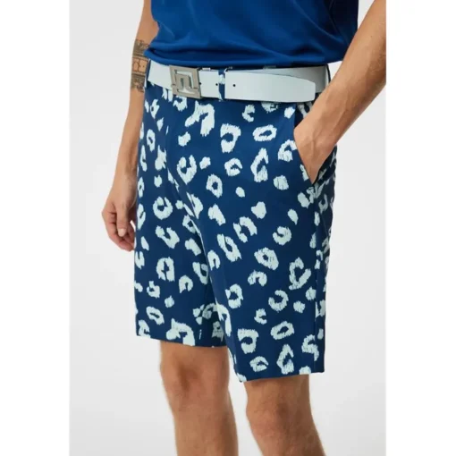 J. Lindeberg Tim Print Shorts Flat Front Golf Apparel