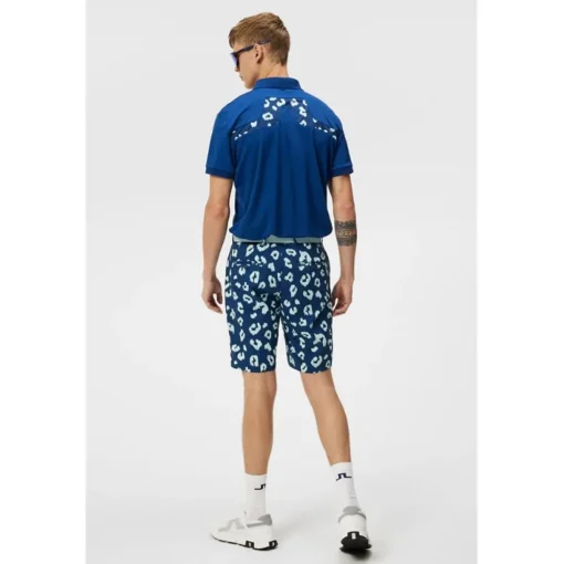 J. Lindeberg Tim Print Shorts Flat Front Golf Apparel