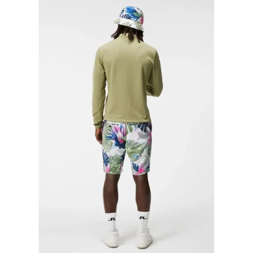 J. Lindeberg Tim Print Shorts Flat Front Golf Apparel