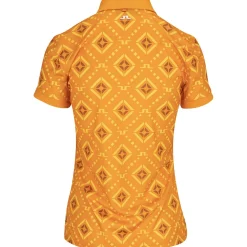 J. Lindeberg Tour Tech Print Shirt Polo Short Sleeve Golf Apparel