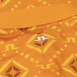 J. Lindeberg Tour Tech Print Shirt Polo Short Sleeve Golf Apparel