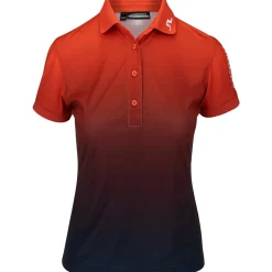 J. Lindeberg Tour Tech Print Shirt Polo Short Sleeve Golf Apparel