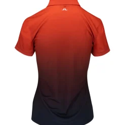 J. Lindeberg Tour Tech Print Shirt Polo Short Sleeve Golf Apparel