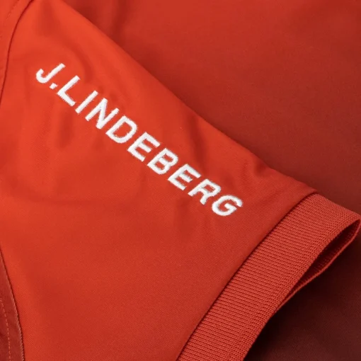 J. Lindeberg Tour Tech Print Shirt Polo Short Sleeve Golf Apparel