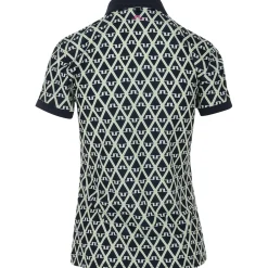J. Lindeberg Tour Tech Print Shirt Polo Short Sleeve Golf Apparel