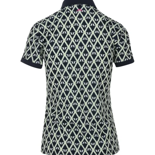 J. Lindeberg Tour Tech Print Shirt Polo Short Sleeve Golf Apparel