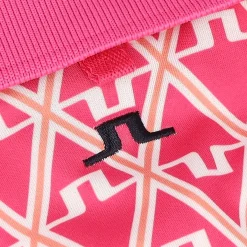 J. Lindeberg Tour Tech Print Shirt Polo Short Sleeve Golf Apparel