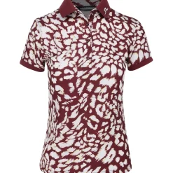 J. Lindeberg Tour Tech Print Shirt Polo Short Sleeve Golf Apparel